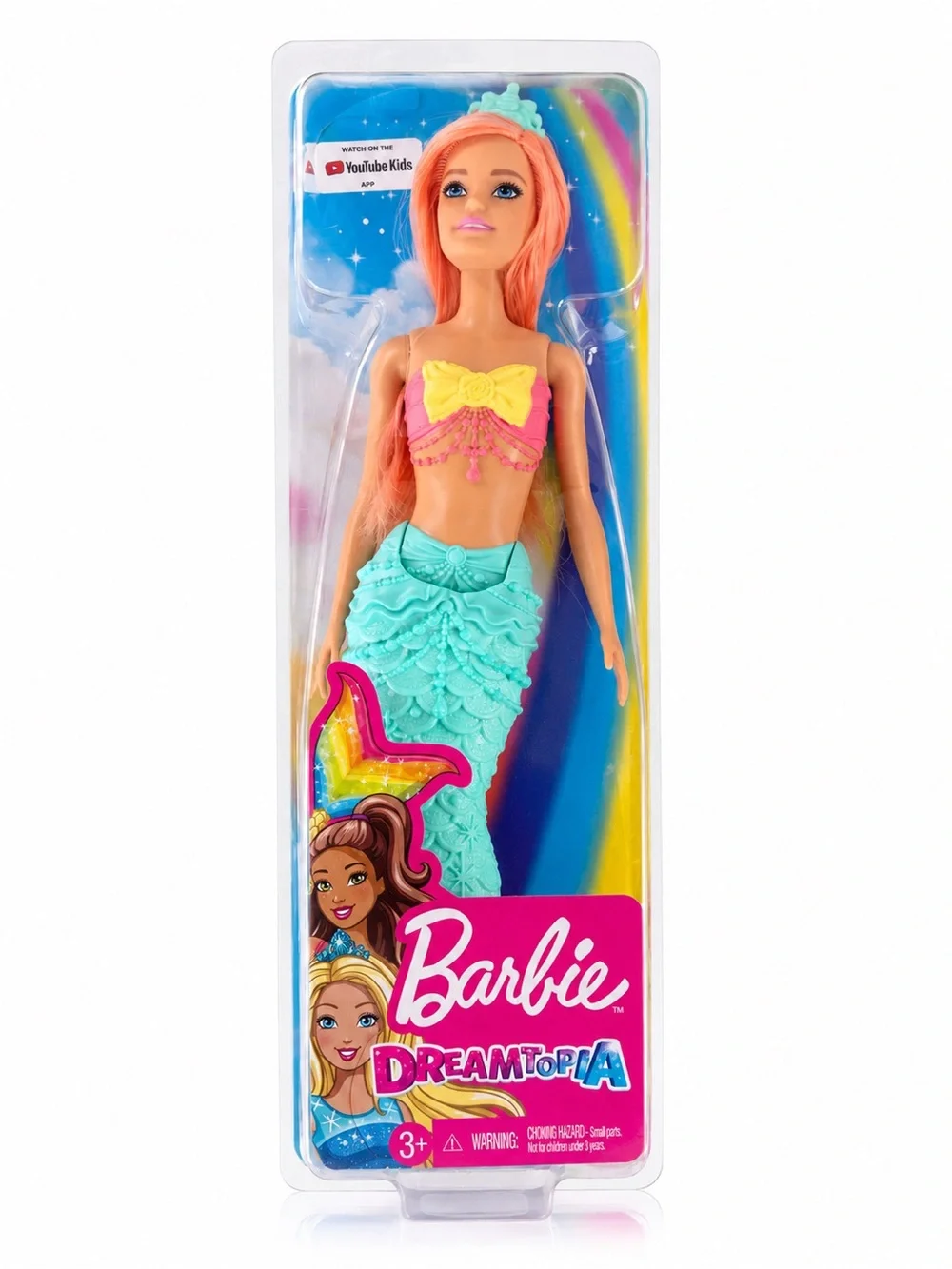 (New) BARBIE Mermaid Dreamtopia Doll - 2018 Mattel - Long Pinkish Hair - Sealed